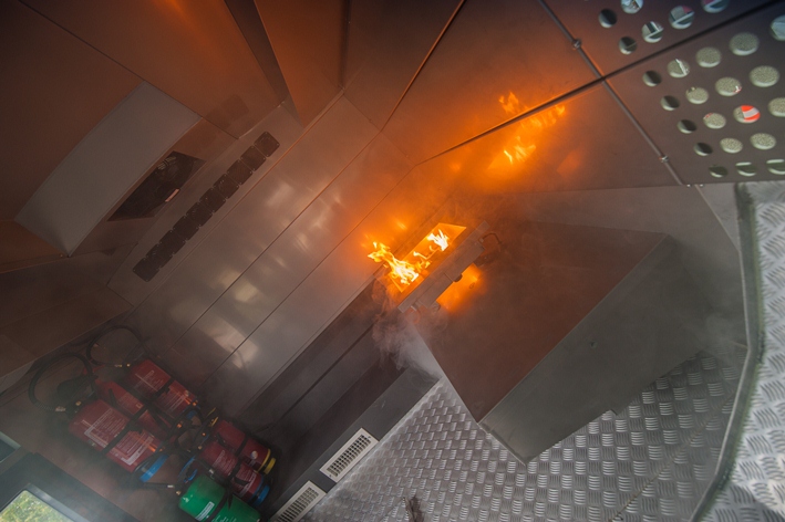 Simulation de fum�e & incendie